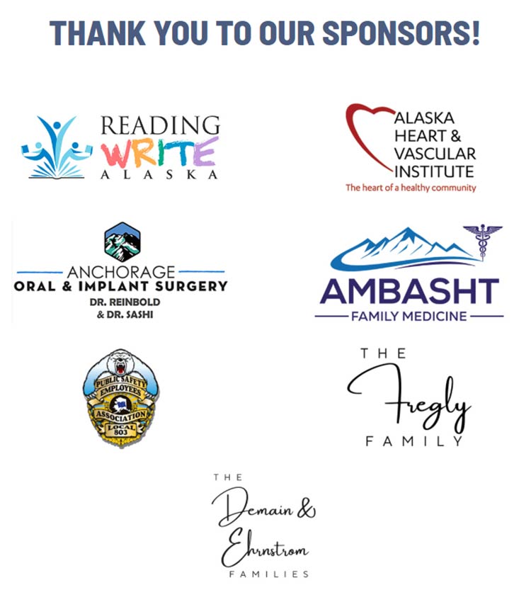 Pacific Northern Academy, Annual Fundraiser, Sponsors